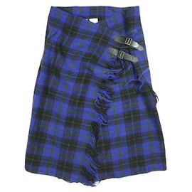 Autre Marque RBS Ray BEAMS Wool Skirt Blue