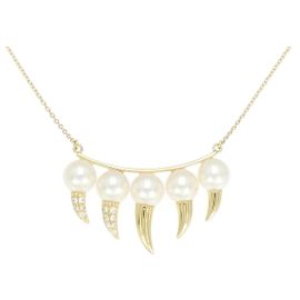 Collier Tasaki Danger Fang Au750 Doré