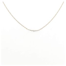 Autre Marque Au750 Diamond Necklace Golden