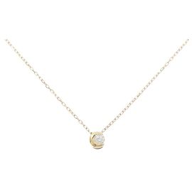 Autre Marque Collier en diamants Au750 Doré