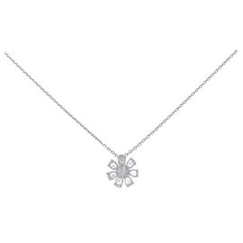 Autre Marque Collana in platino Pt900/Pt850 e diamanti Argento