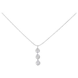 Autre Marque Diamantenhalskette Au750 Silber