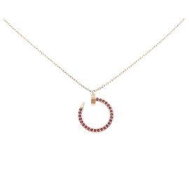 Collana Cartier Juste Un Clou Oro Rosa 750 Rosa