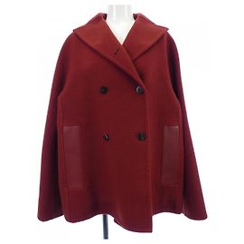 Manteau en cachemire Hermès36 Rouge