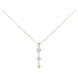Autre Marque Collar de Diamantes Au750 Rosa