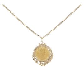 Autre Marque Collana a moneta Au750 D'oro