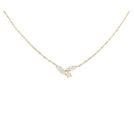 Autre Marque Collar de Diamantes Au750 Dorado