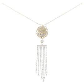 Autre Marque Colar de Diamantes Au750 Dourado