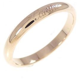 Cartier C de Cartier 750 Pink Gold Ring Größe 17 Golden