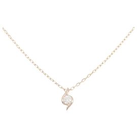 Autre Marque Diamantenhalskette Au750 Pink