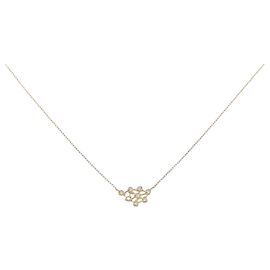 Autre Marque Collier en diamant Au750 Doré