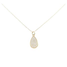 Autre Marque Au750 Diamond Necklace Golden