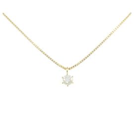 Autre Marque Diamantenhalskette Au750 Golden
