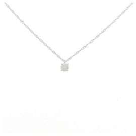 Autre Marque Collar de Diamantes Au750 Plata