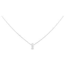 Autre Marque Au750 Diamantenhalskette Silber