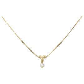 Autre Marque Diamantenhalskette Au750 Golden