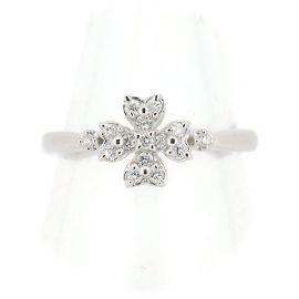 Autre Marque Anello Vendome Aoyama Pt950 Diamante Argento
