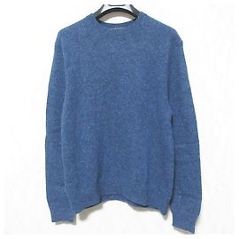 Autre Marque Brooks Brothers Mixed Knit Sweater Blue