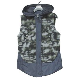 Autre Marque Chaleco acolchado camuflaje Adolfo Dominguez Azul Azul marino