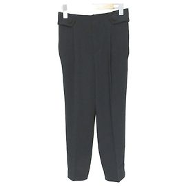 Autre Marque ADORE Tuck Tapered Pants Black