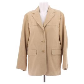 Autre Marque Blazer in camoscio beige Beige
