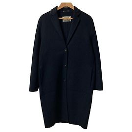 Acne Studios Single breasted Wool Coat Black