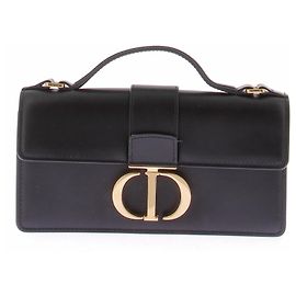 Dior Pochette in pelle 30 Montaigne Nero