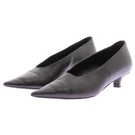 Totême Décolleté neri in pelle Nero