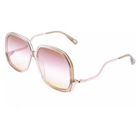 Chloé Beige Sonnenbrille "Wavy" Beige