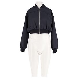 Maje Kurze Schwarze Bomberjacke Schwarz