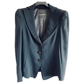 Schwarzer Emporio Armani Blazer Schwarz