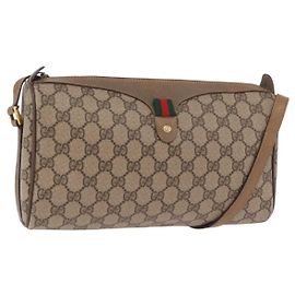 Borsa a tracolla GUCCI GG Supreme Web Sherry Line PVC Beige 89 02 017 Altro