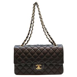 Chanel Matelassé 25 Schultertasche Schwarz