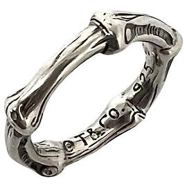 Autre Marque Anello Tiffany Vintage Bamboo Argento
