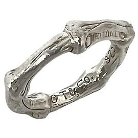 Autre Marque Bague Tiffany Vintage Bamboo Argenté