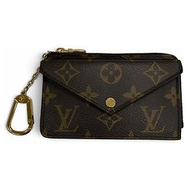 Louis Vuitton Brown Monogram Card Case Brown
