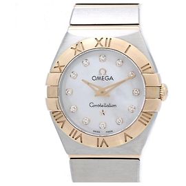OMEGA Constellation Brushed 12P Diamond Women's Wristwatch Other