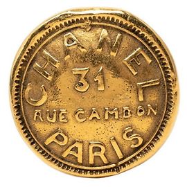 Broche Chanel 31 RUE CAMBON Cambon Doré