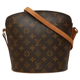 Borsa a tracolla Louis Vuitton Monogram Druot Marrone