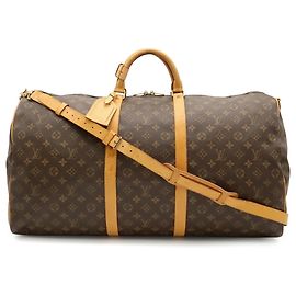 Borsa Boston Louis Vuitton Monogram Keepall 60 Marrone Monogramma