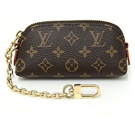 Louis Vuitton Monogram Lippenstift-Etui Braun