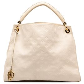 Louis Vuitton White Monogram Empreinte Artsy MM Bianco