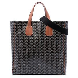 Goyard Black Goyardine Voltaire III Nero