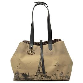 Borsa Tote Dior Beige Large Nylon Eiffel Tower Toujours Altro