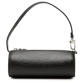 Louis Vuitton Black Epi Pochette Soufflot Noir