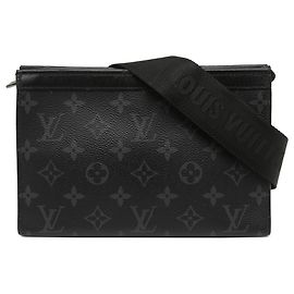 Louis Vuitton Gaston Wearable Wallet Monogram Eclipse Schwarz Schwarz