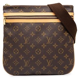 Louis Vuitton Monogram Pochette Bosphore Borsa a Tracolla Spalla Marrone