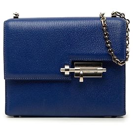 Hermès Hermes Veroux Chain Shoulder Bag Blue