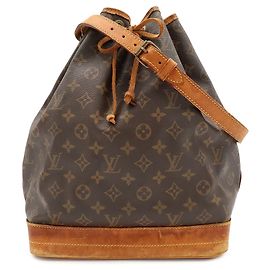 Borsa a tracolla Louis Vuitton Monogram Noe Marrone Monogramma