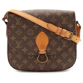 Bolsa de Ombro Pochette Gucci Old Sherry Line Marrom Vermelho Verde